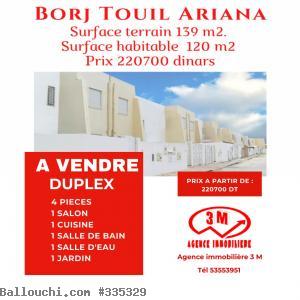 Duplex Borj touil 3M643