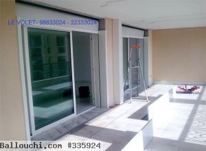 MENUISERIE EN ALUMINIUM ET VOLETS ROULANTS