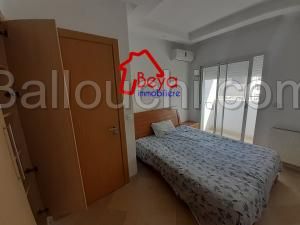 Hammamet nord-AFH2 , Un s+2 haut stand avec piscine et abri à 220 Mdt
