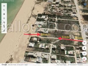 Terrain De 594m2 constructible pieds dans l’eau à raoued plage au citée des juges(Gamarth west)