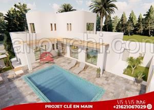 NOUVEAU MODÈLE DE PLAN À CONSTRUIRE À DJERBA - RÉF P553