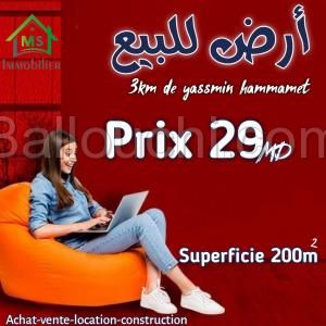 Lot de terrai de 200 m² à vendre à 29 MD 51355351