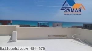 Villa S plus 3 style américain a louer à la plage Ezzahra hammem lghzeez