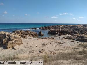 un terrain vue sur mer à kerkouane