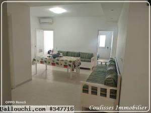 Un appartement S+1 Bien équipé Dans une résidence en 1ére étage à vendre à Barraket Sahe