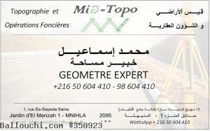 GEOMERTE TOPOGRAPHE