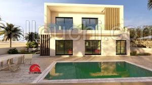 PROJET DE VILLA AVEC PISCINE À Z.U HOUMT SOUK DJERBA - RÉF P596