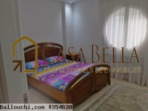 Location annuelle d'un appartement meublé à Chott Mariem, Tantana
