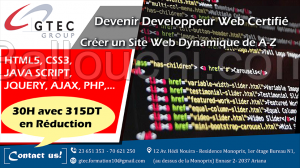 Formation Développement Web