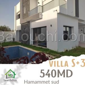 Villa avec piscine tout neuve à vendre à Hammamet 51355351