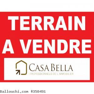 A vendre un terrain à Hergla