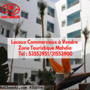 local commercial Mahdia Zone Touristique 3m709