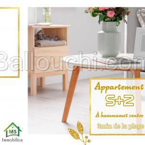 Appartement S+2 à vendre à Hammamet centre ville 51355351