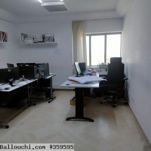 bureau 78m² hall plus 2 au centre de Tunis