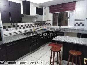 Appartement S3 avec jardin à Ain Zaghouan Nord, référence MAL4272