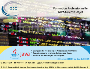 Formation Java Programmation Orienté Objet