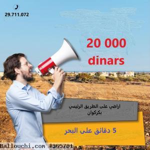 des lots de terrains a vendre à kerkouane-kelibia