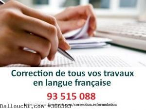 Correction en langue française