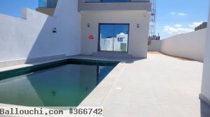 VENTE VILLA NEUVE AVEC PISCINE À HOUMT SOUK DJERBA - RÉF V 628