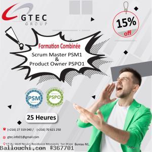Formation combinée : Scrum Master (PSM) & Product Owner (PSPO)