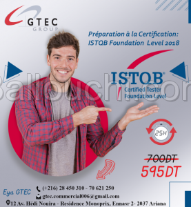 Formation Test logiciel ISTQB Niveau Foundation Certifiante