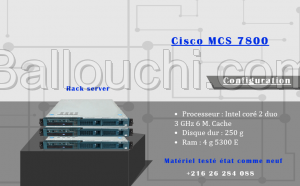 Liquidation de 4 serveurs Cisco 1 U