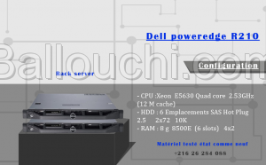 Liquidation 2 Serveur dell poweredge