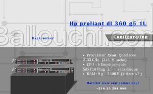 Liquidation 5 serveur HP DL360