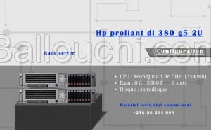 Liquidation 3 servers Hp proliant dl 380 g5 2U
