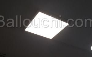 Dalle Carre LED Prismatique Plafond Encastrable LED 60 60cm 4x18W BE