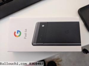 Google Pixel 6a, cachet, 128go, couleur charbon