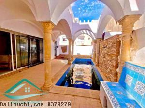 VT813Villa avec piscine style arabesque à hammam ghzez