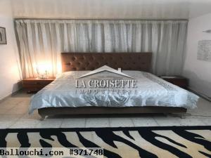 un appartement S+1 meublé à Gammarth.