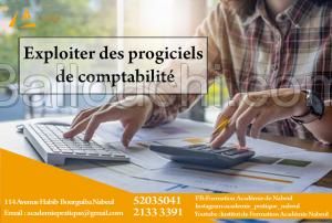 Exploiter des progiciels de comptabilité