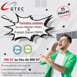 Formation Scrum Master PSM1 et Product Owner PSPO1