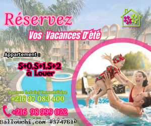 Réservez Votre Studio vue piscine 98999022❤