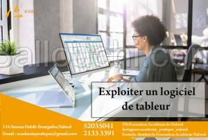 Exploiter un logiciel de tableur