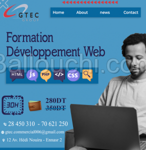 Formation Développement Web Certifiante