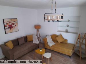 À Louer un etage de villa s+1 meublé a la marsa ville