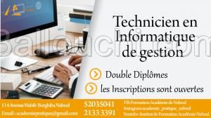Technicien en Informatique de Gestion