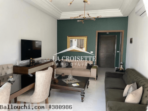 Appartement s+2 meublé à ain zaghouan MAL0458