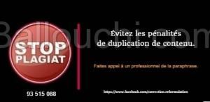 REFORMULATION ANTI-PLAGIAT