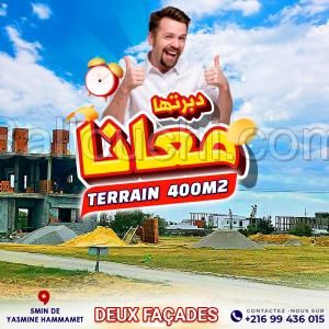 Terrain à Hammamet de superficie 400 m²