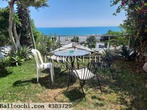 Appartement s+1 meublé vue sur mer à la marsa MAL1834