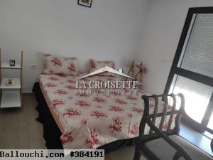Appartement s+1 meublé àavec terrasse à la marsa MAL0602