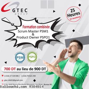 Formation combiné : Scrum Master & Product OWNER
