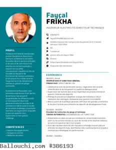 Service de création d'un CV