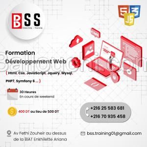Formation Dévloppement Web /PHP7 / Symfony6