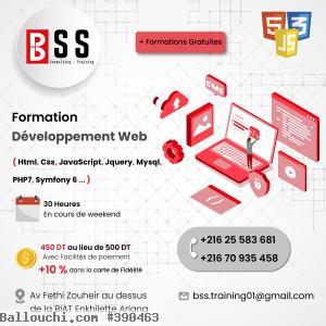 Formation Dévloppement Web /PHP7 / Symfony6