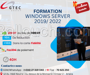 Réduction : Formation Windows Server 2019 - 2022